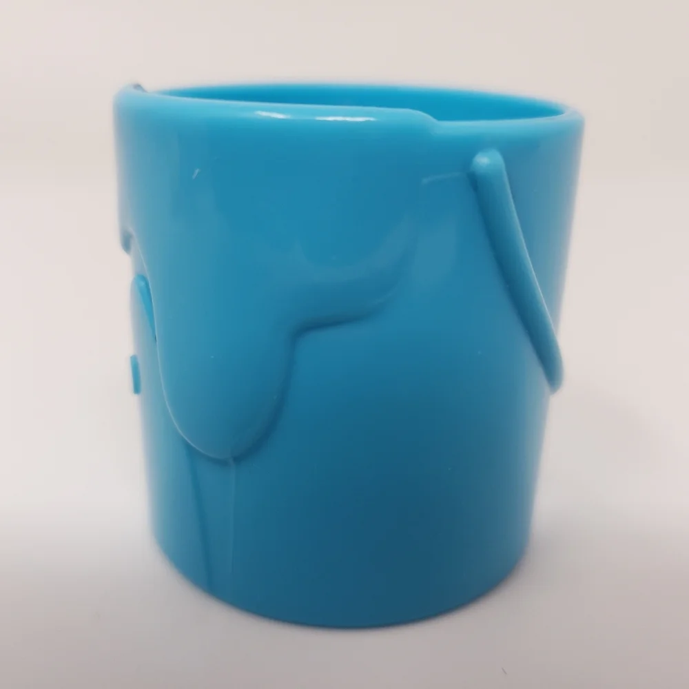 Kitty Kitten Cat Bucket Blue Small Toy